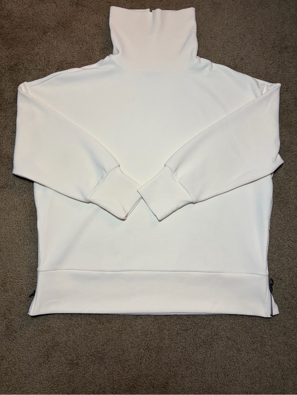 Simply Vera Vera Wang White Turtleneck Sweater